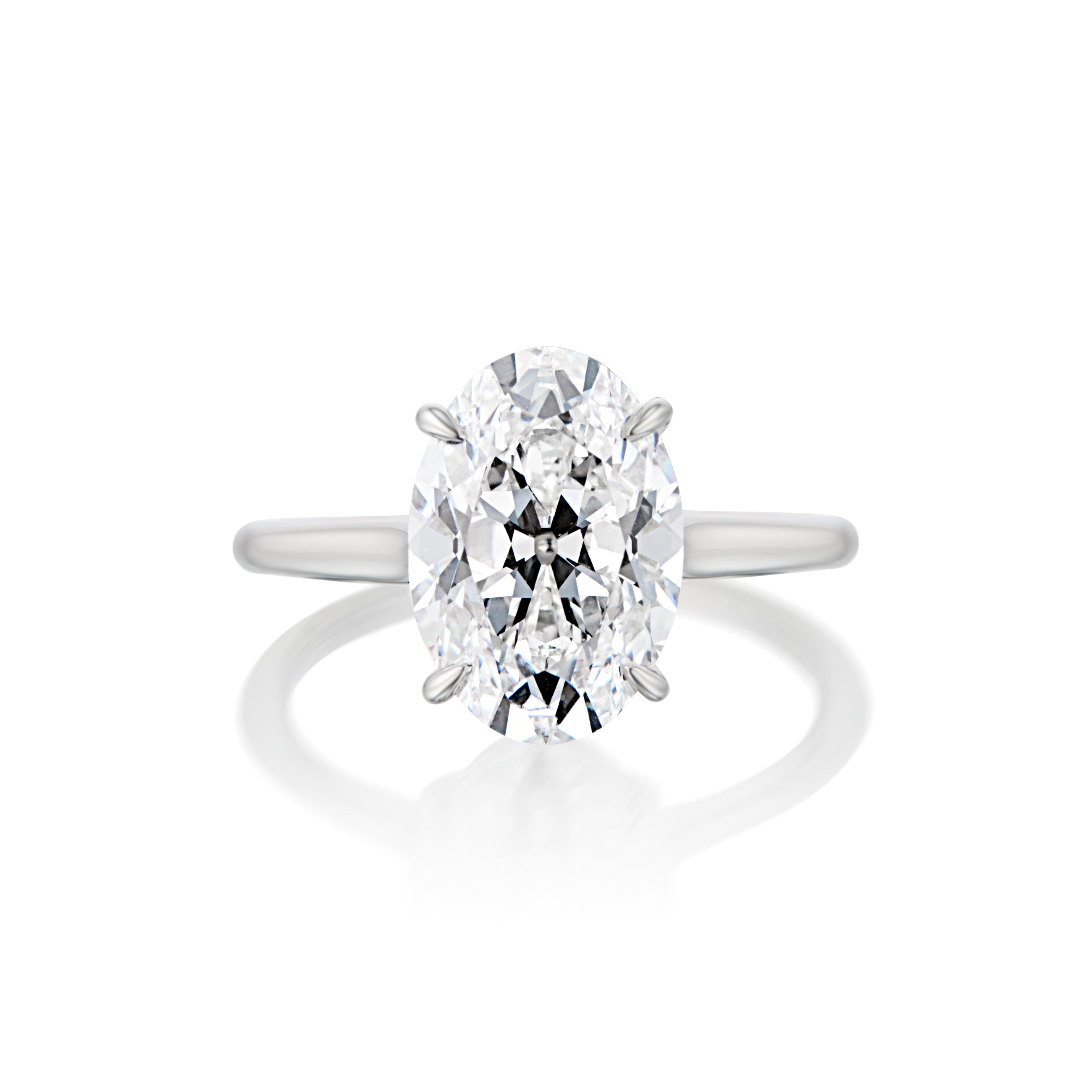 Yves Solitaire Ring – Antique Oval