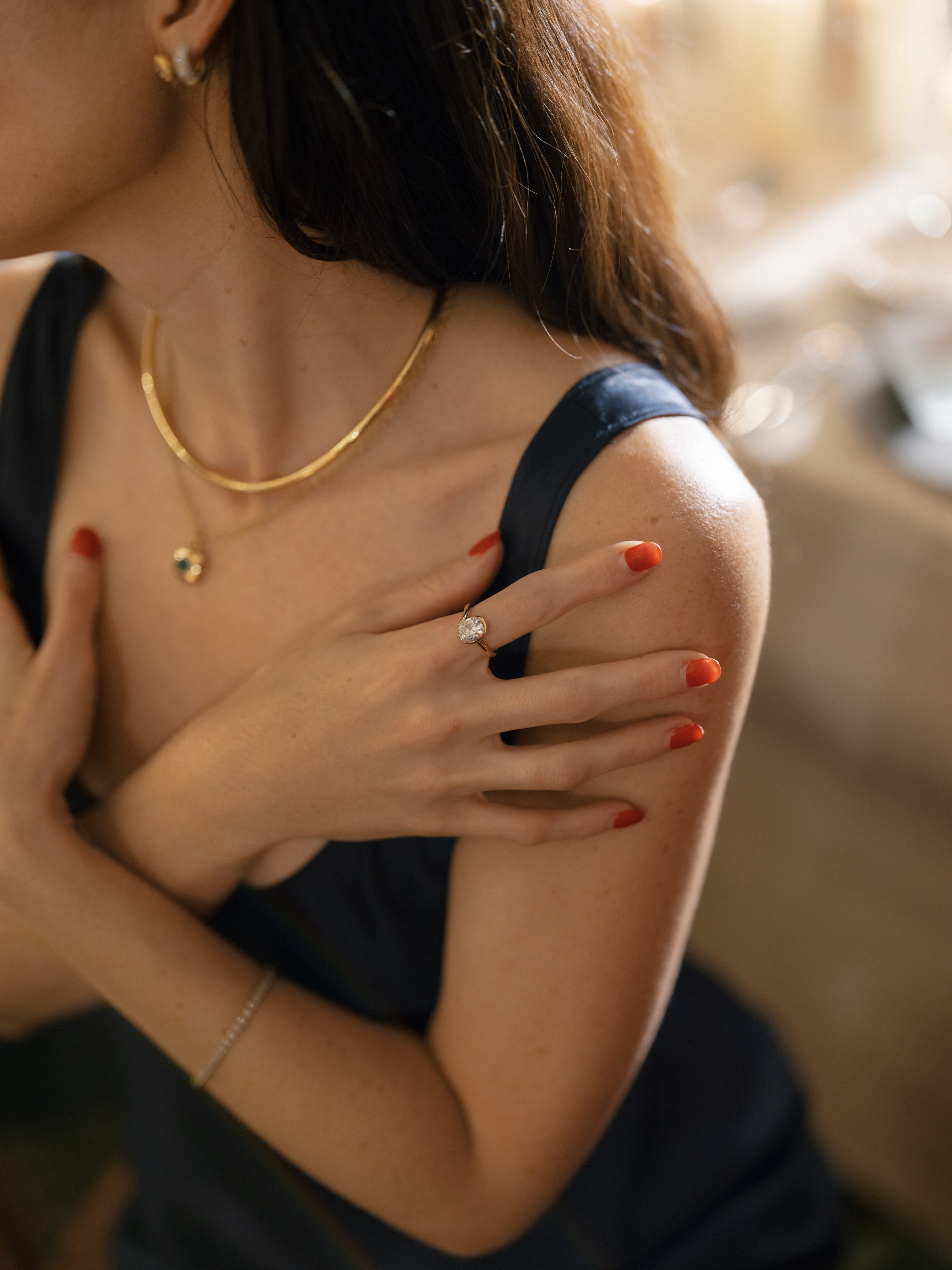 Vine Ring – Elongated Old Mine