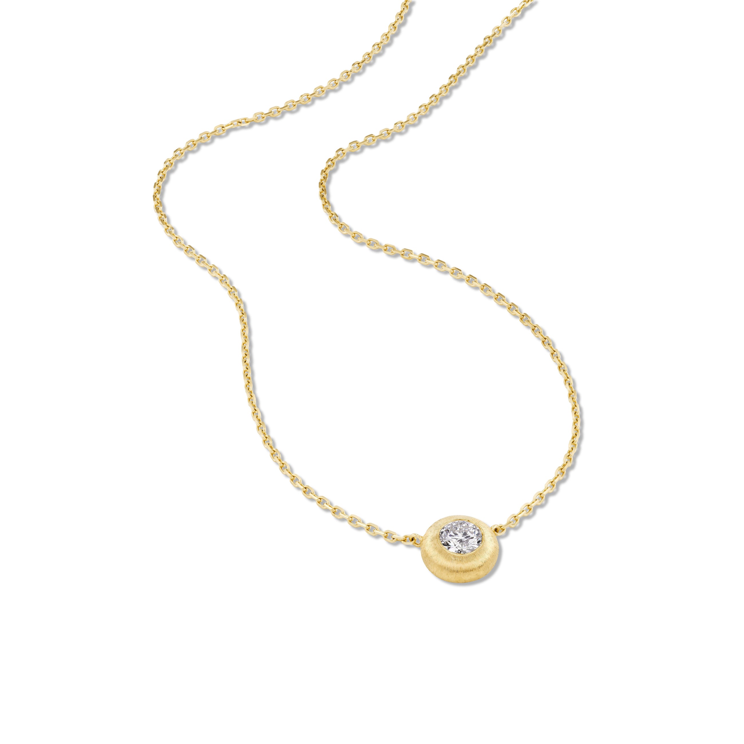 Tapestry Solitaire Button Necklace – Small