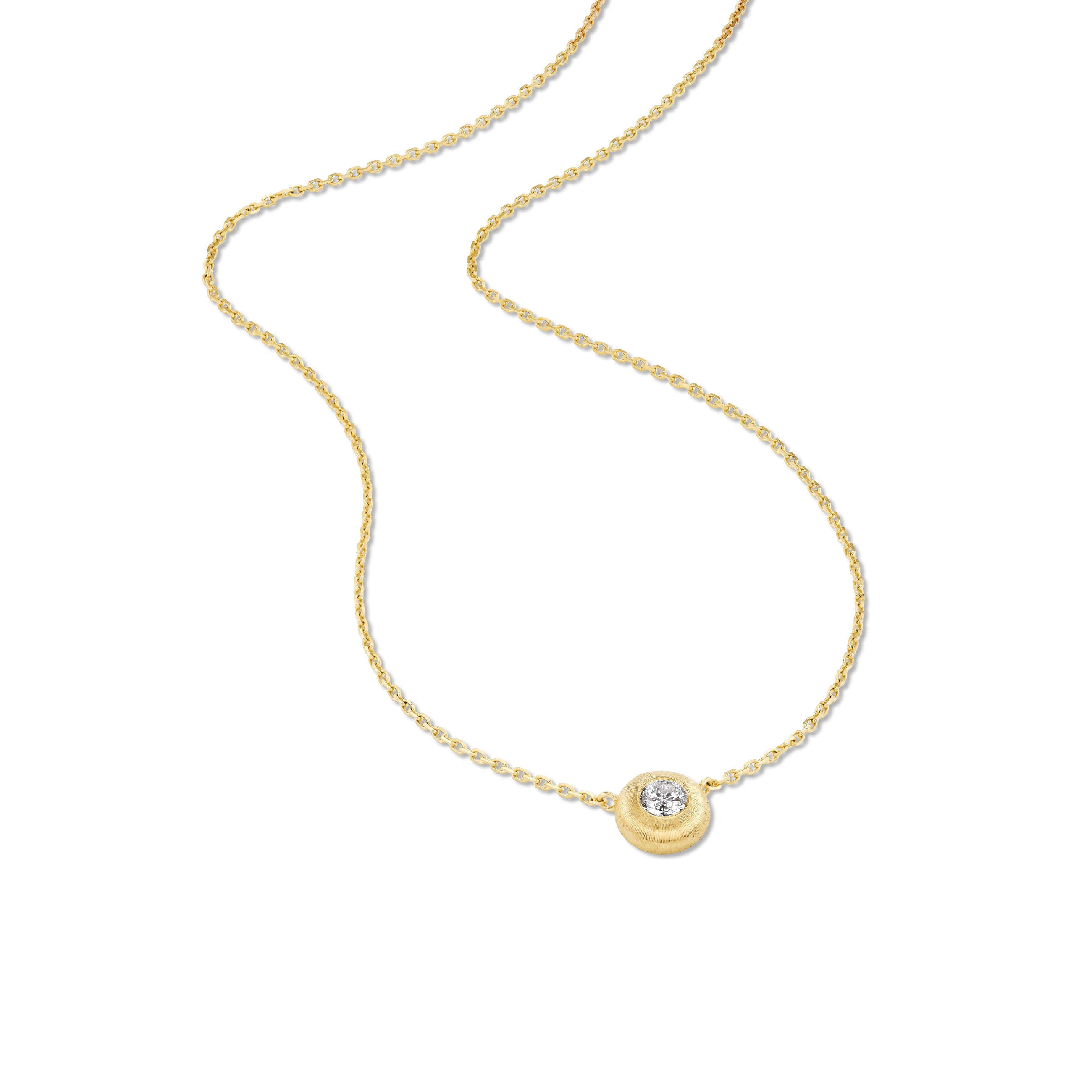 Tapestry Solitaire Button Necklace – Large