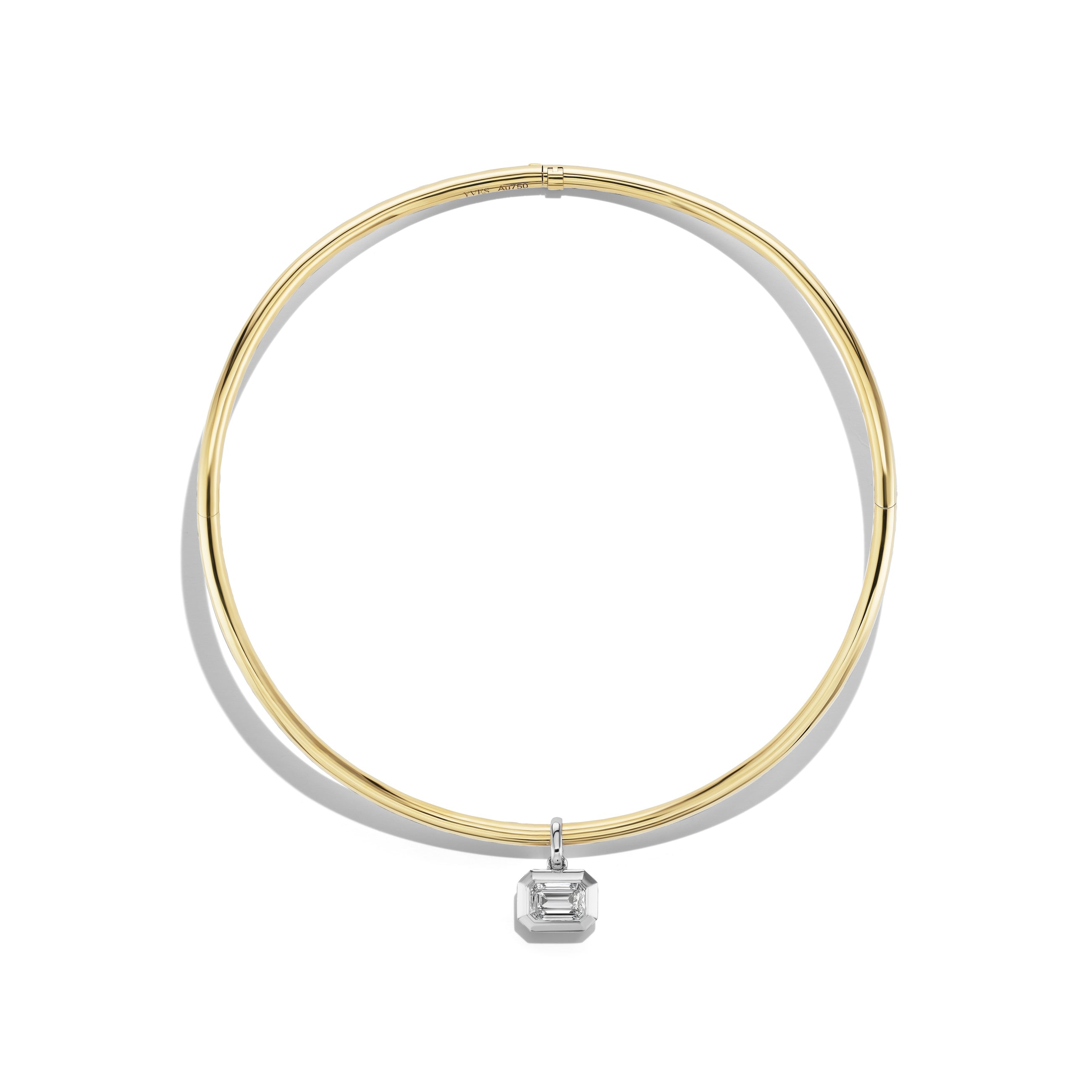 Glow Statement Platinum Pendant