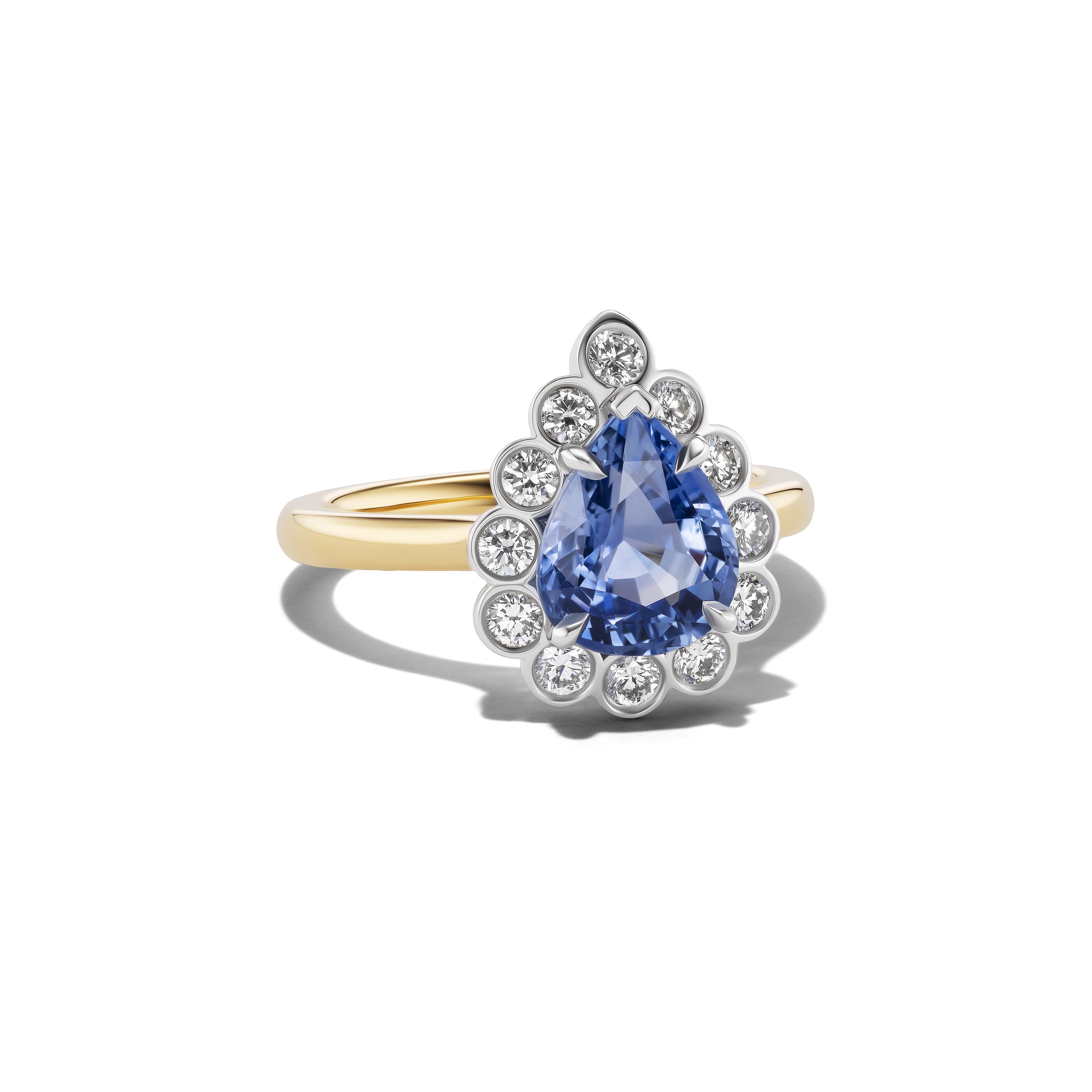 Langley - 2.74ct Blue Pear Shaped Sapphire