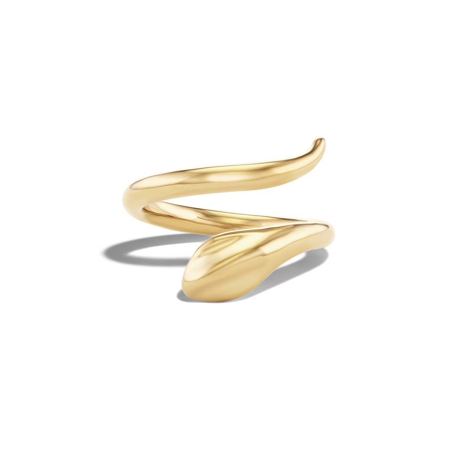 The Magnetic Allure of the Gold Snake Wrap Ring