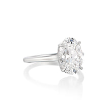 The Yves Solitaire- Antique Oval