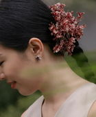 Eden Purple Spinel and Diamond Pavé Clover Earrings