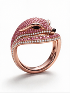 Naturalia Pink Sapphire Fox Ring