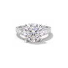 Yves Channel Set Ring – Round Brilliant Diamond