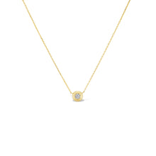 Tapestry Solitaire Button Necklace – Small