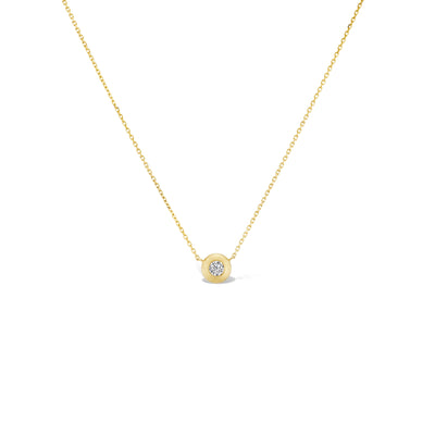 Tapestry Solitaire Button Necklace – Small