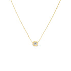 Tapestry Solitaire Button Necklace – Large