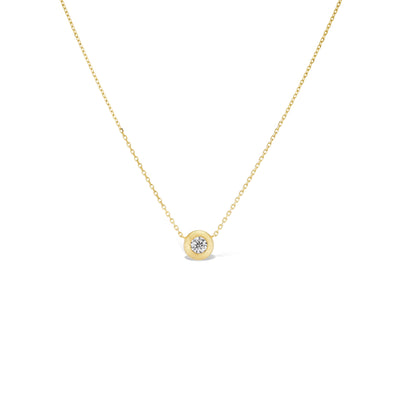 Tapestry Solitaire Button Necklace – Large