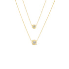 Tapestry Solitaire Button Necklace – Large
