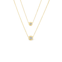 Tapestry Solitaire Button Necklace – Large