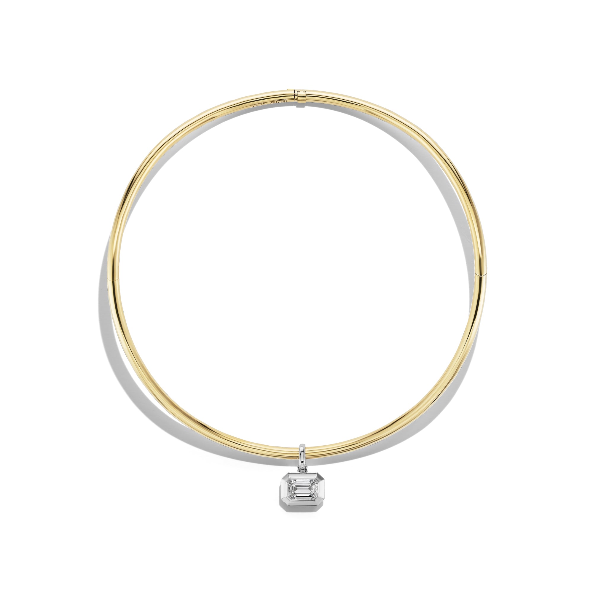 Glow Statement Platinum Pendant