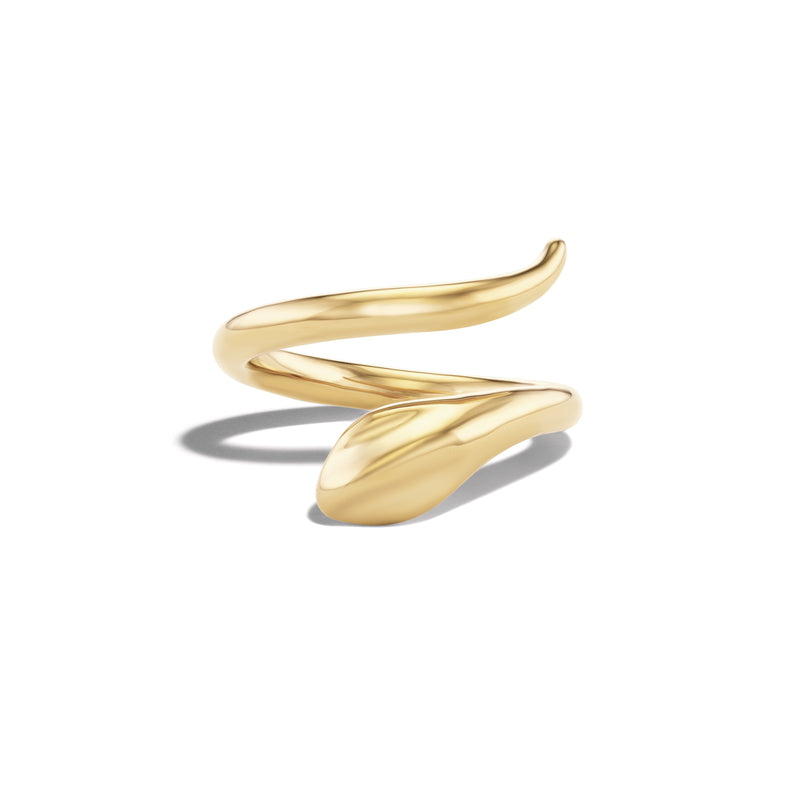 Eden Snake Pinky Wrap Ring - Small