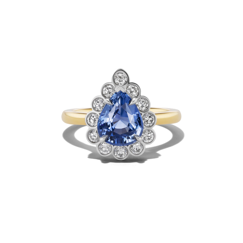 Langley - 2.74ct Blue Pear Shaped Sapphire