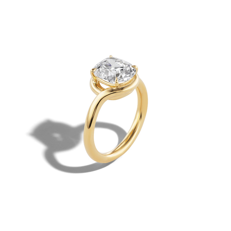 Eden Vine Ring - Elongated Old Mine